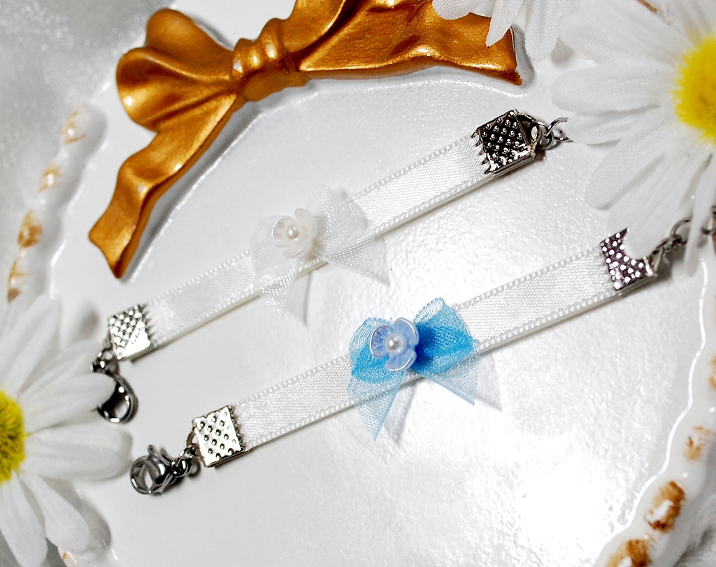 パステルフラワーチョーカー