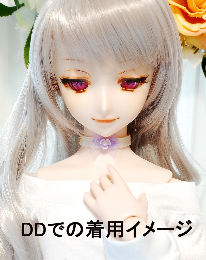 パステルフラワーチョーカー