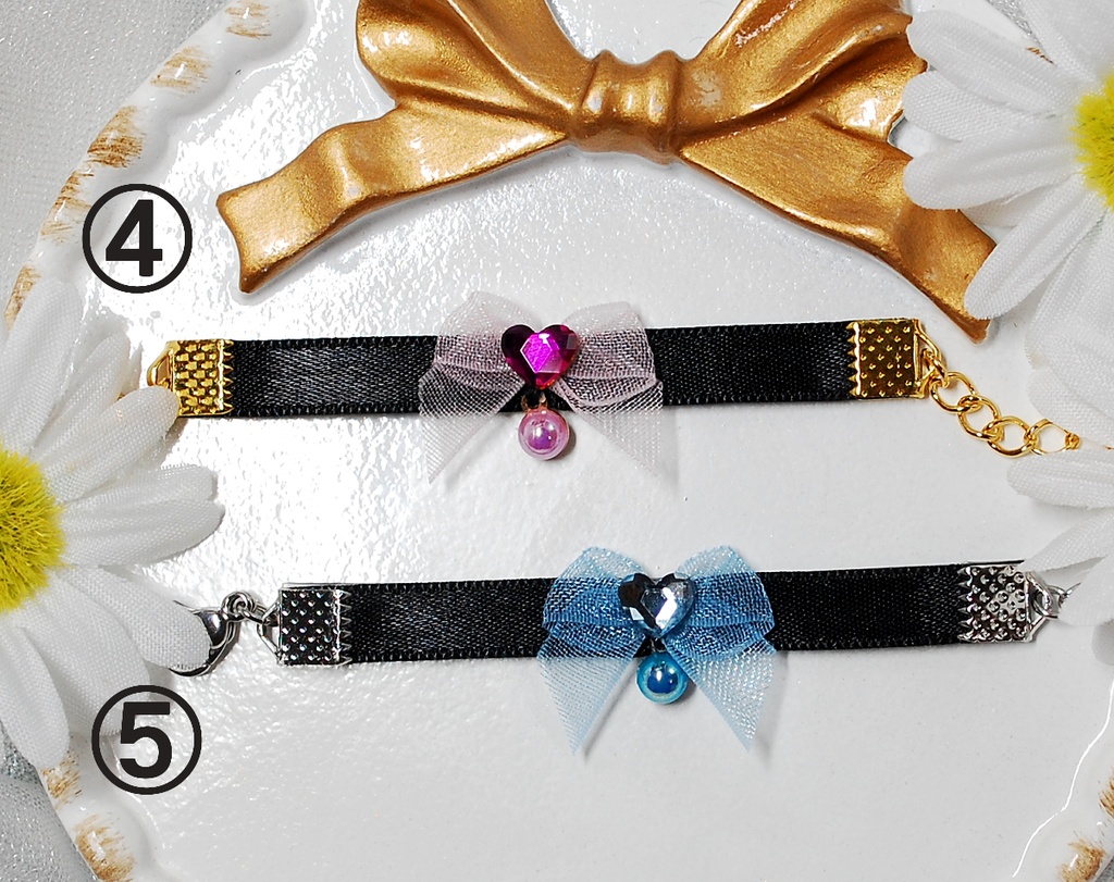 キラキラハートチョーカー