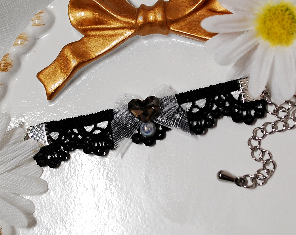 キラキラハートチョーカー