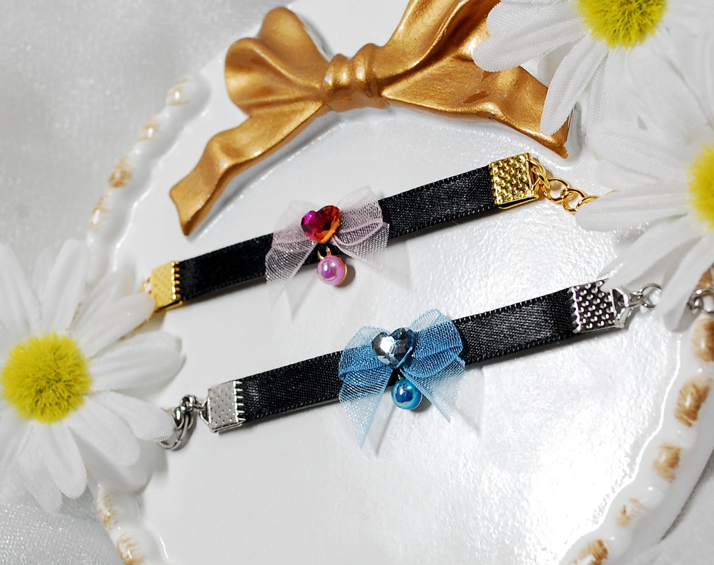 キラキラハートチョーカー