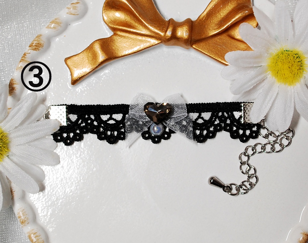 キラキラハートチョーカー