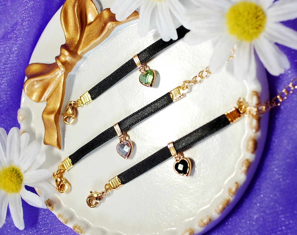 【ラスト1個】クリアハートチョーカー