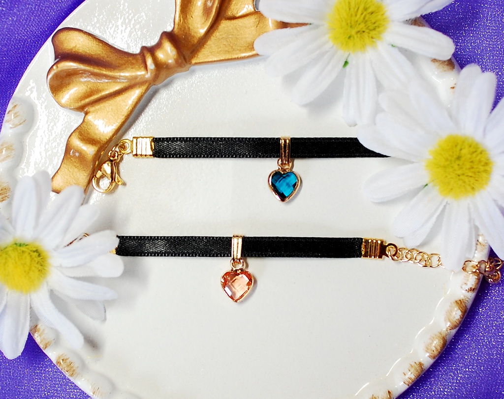 【ラスト1個】クリアハートチョーカー