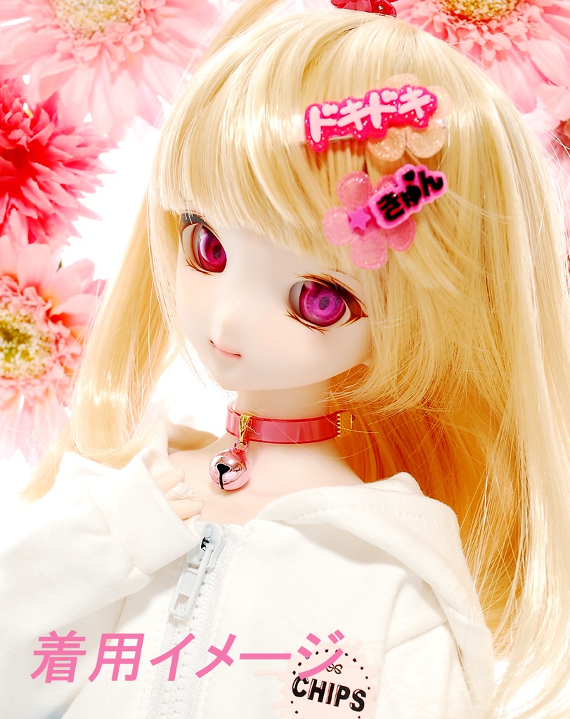 文字ヘアピン red・green系