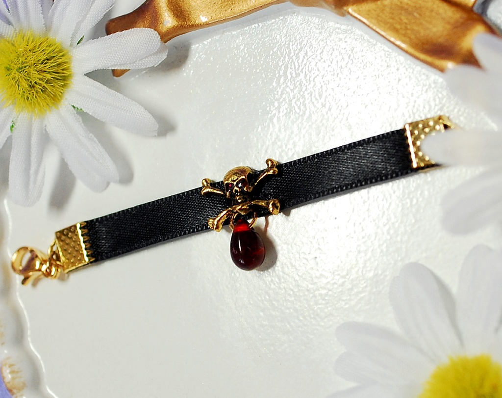 【ラスト1個】アンティークスカルチョーカー