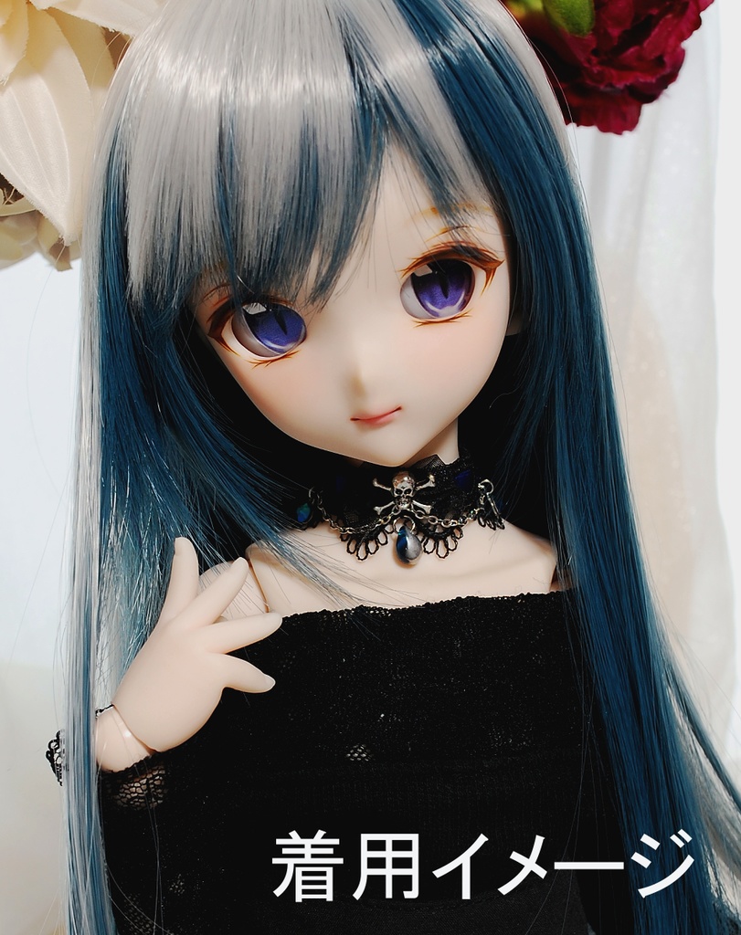 【完売】アンティークスカルチョーカー ゴージャスver