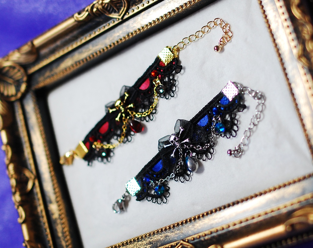 【完売】アンティークスカルチョーカー ゴージャスver