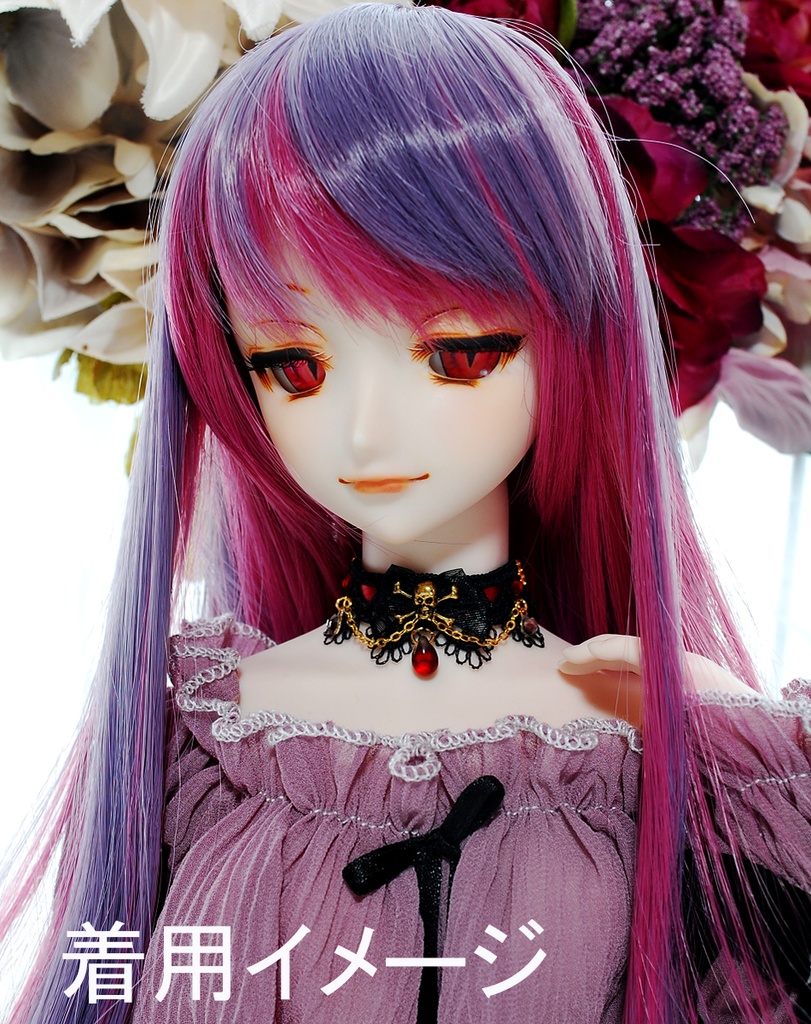 【完売】アンティークスカルチョーカー ゴージャスver