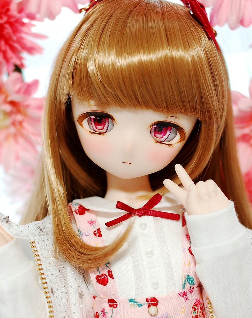 【展示】DDH-01セミホワイト肌カスタムヘッド➕カボションアイ2組➕おまけ