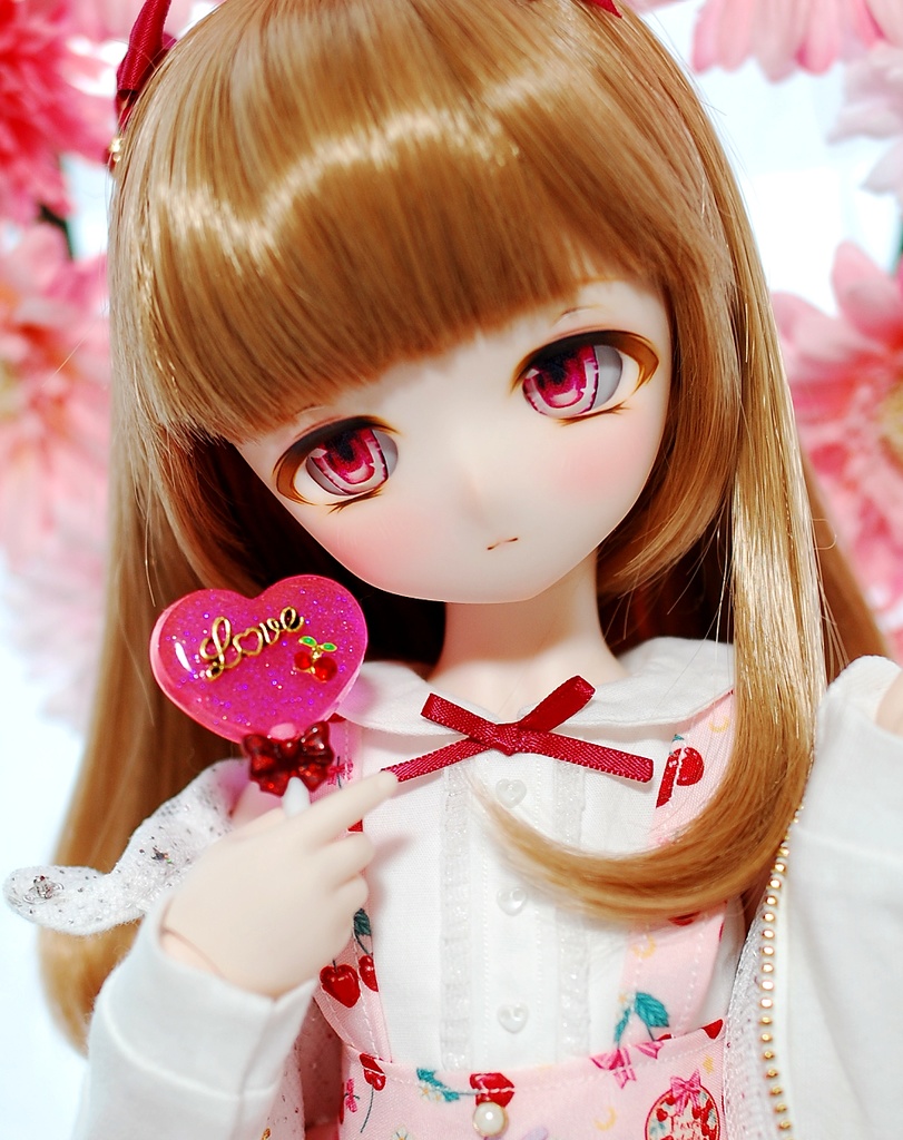 【展示】DDH-01セミホワイト肌カスタムヘッド➕カボションアイ2組➕おまけ