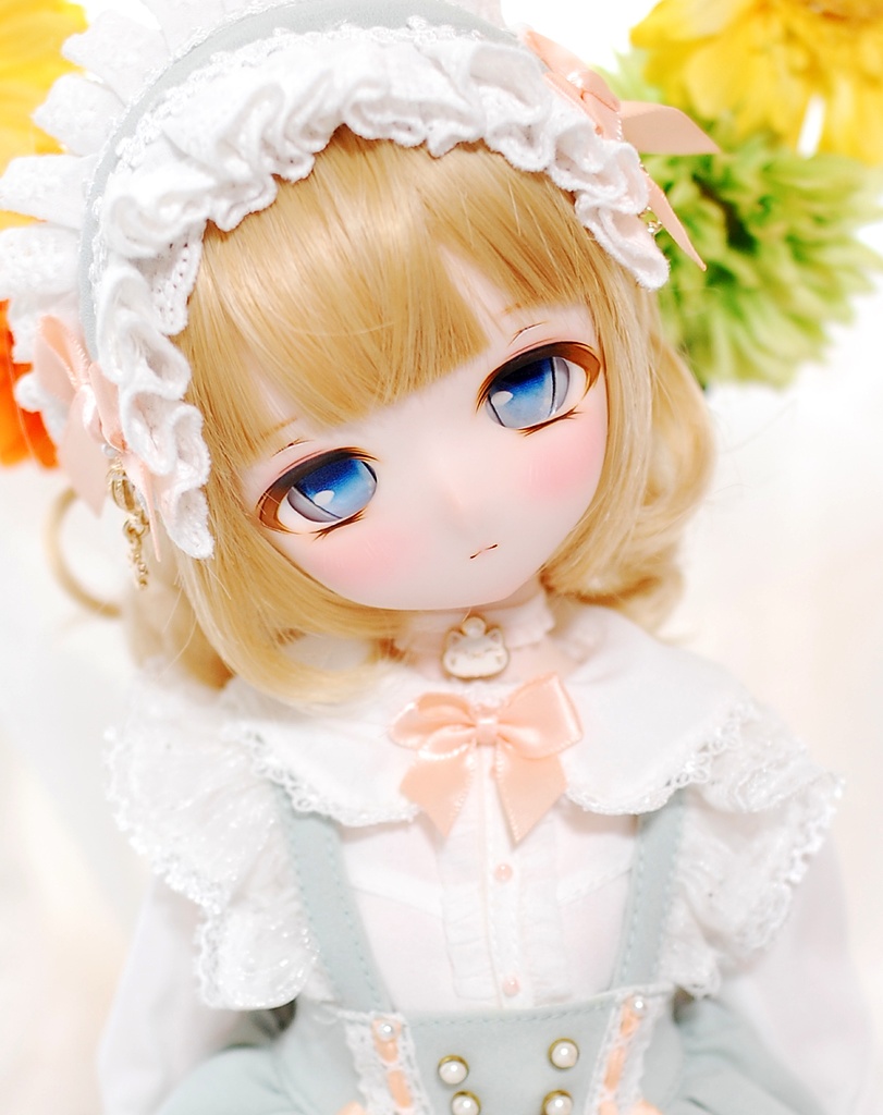 【展示】DDH-01セミホワイト肌カスタムヘッド➕カボションアイ2組➕おまけ