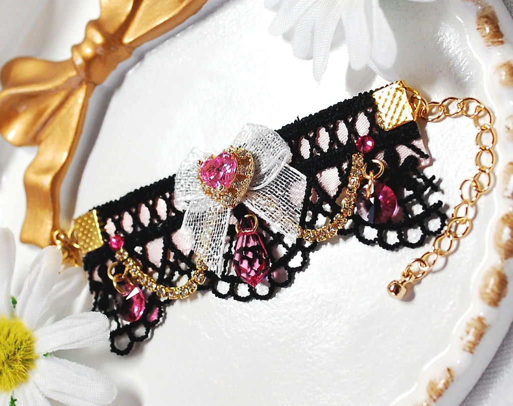 【ラスト1個】クリスタルのキラキラチョーカー