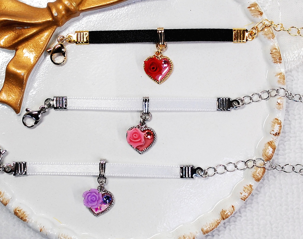 【11/2(日)20時から販売】ワンポイントフラワーチョーカー