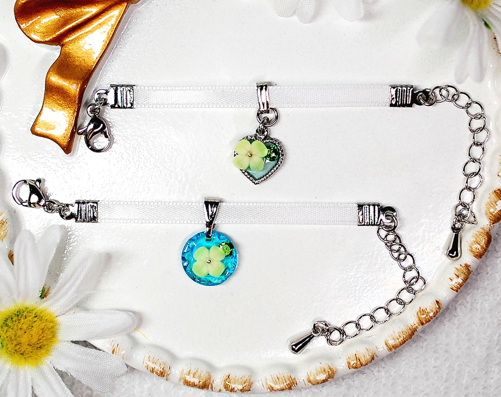 【11/2(日)20時から販売】四葉のクローバーチョーカー