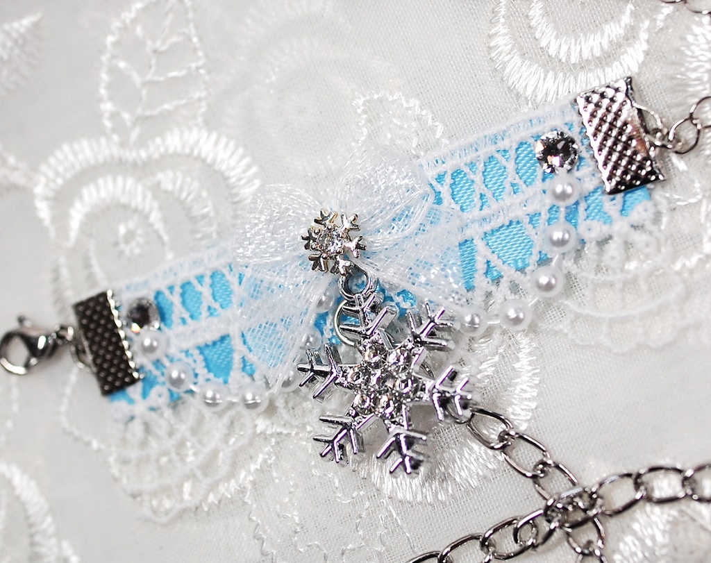 【12/7(日)20時から販売】雪の結晶チェーン MDDサイズ