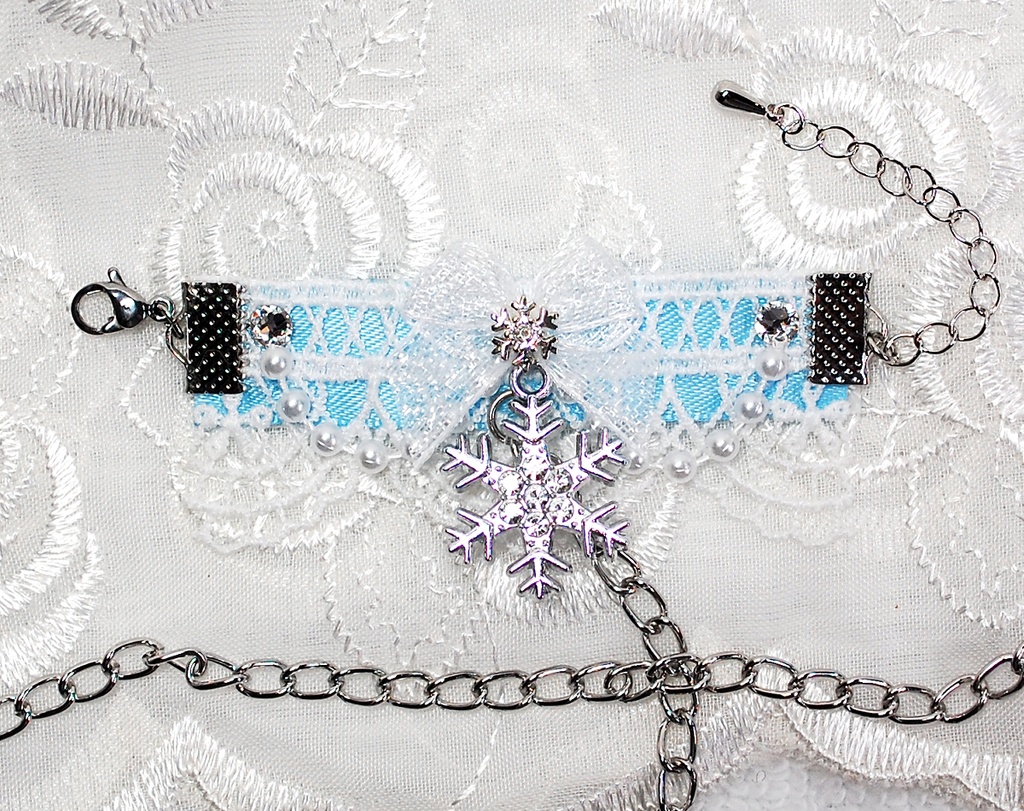 【12/7(日)20時から販売】雪の結晶チェーン　MDDサイズ