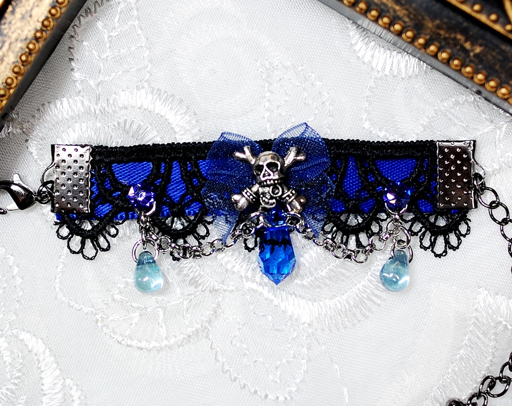 【2/8㈰21:30から販売予定】ゴシックスカルチョーカー