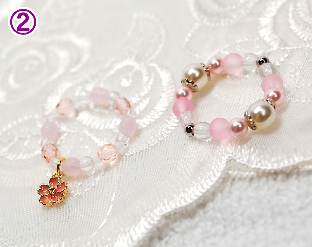 【3/1(日)20時から販売】桜ブレスレット