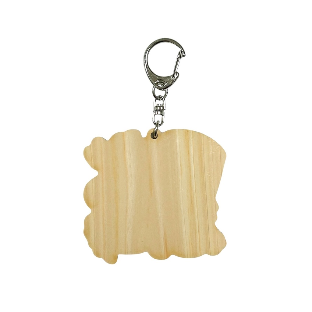 【ウッドキーホルダー】さるかに合戦