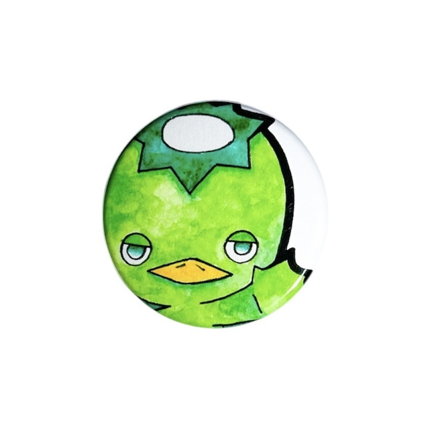 【缶バッジ】イラスト 水彩 アナログ