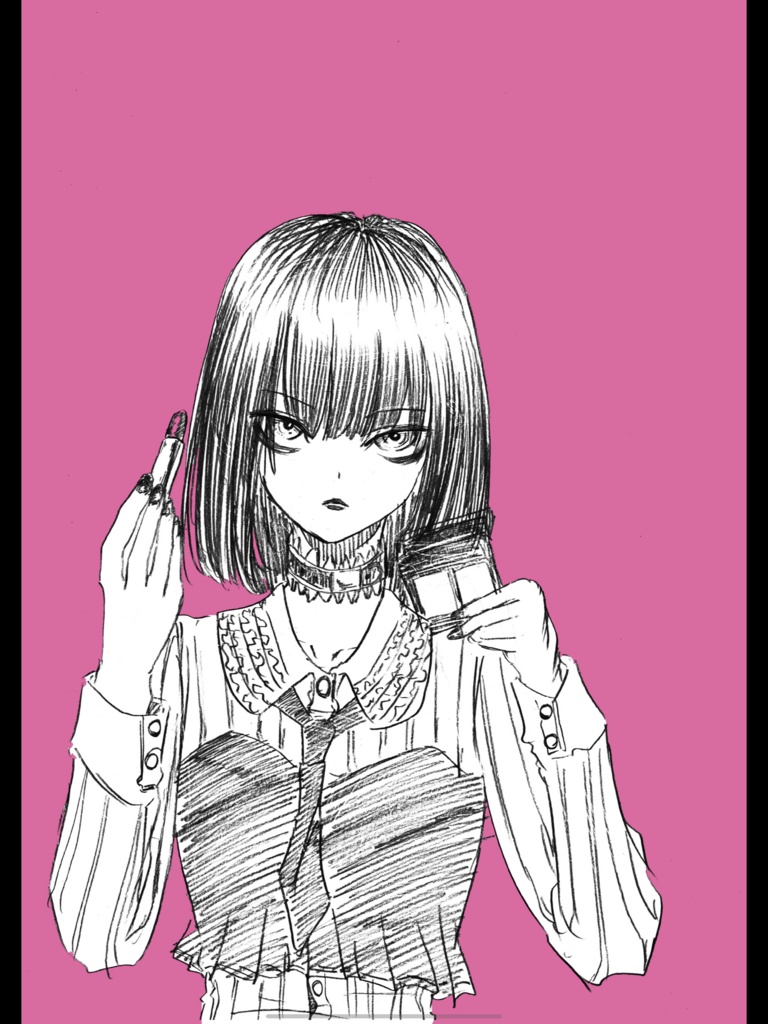 地雷メイクのレクチャー缶バッジ