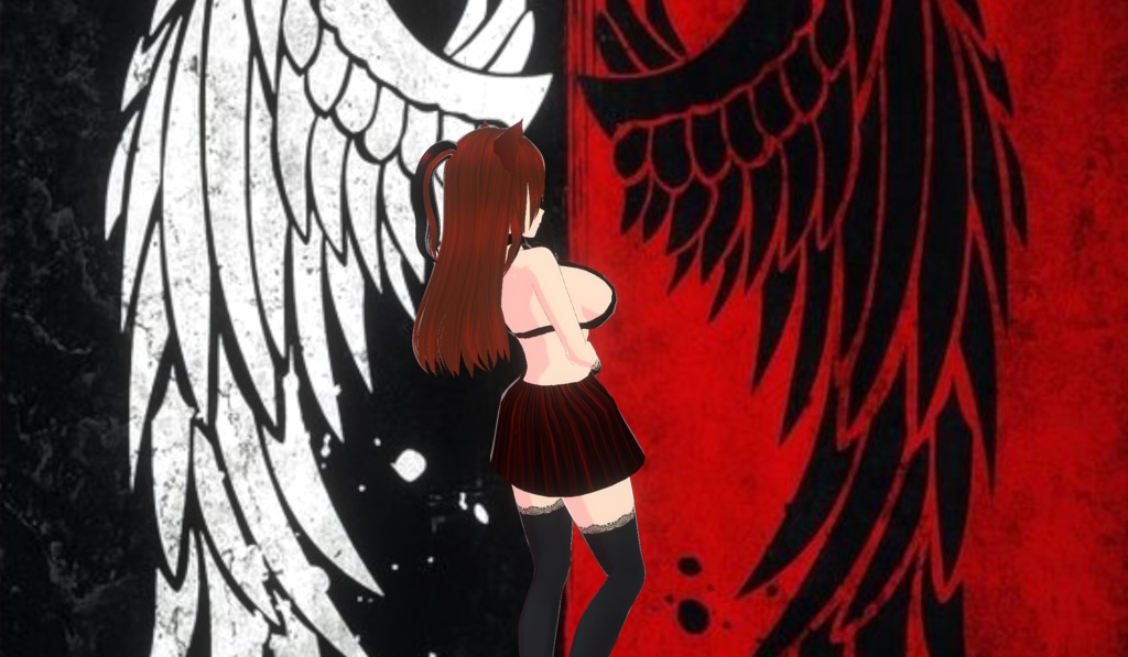 Nami Long hair version (Vroid Model and VRM)