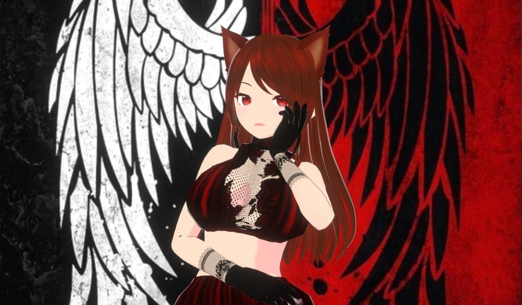 Nami Long hair version (Vroid Model and VRM)