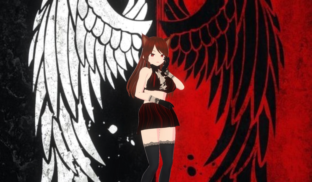 Nami Long hair version (Vroid Model and VRM)