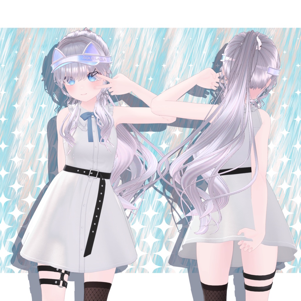 ≪5アバター対応≫ SUNRISE_HAIR ≪VRC想定≫