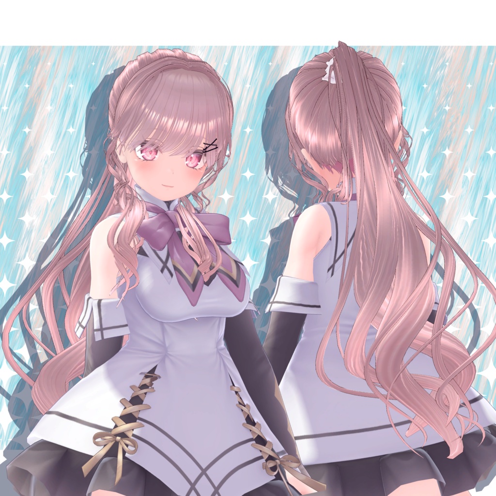 ≪5アバター対応≫ SUNRISE_HAIR ≪VRC想定≫