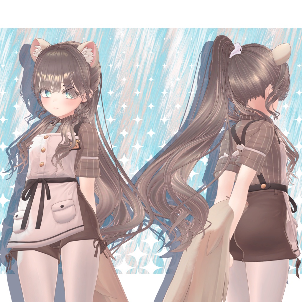 ≪5アバター対応≫ SUNRISE_HAIR ≪VRC想定≫