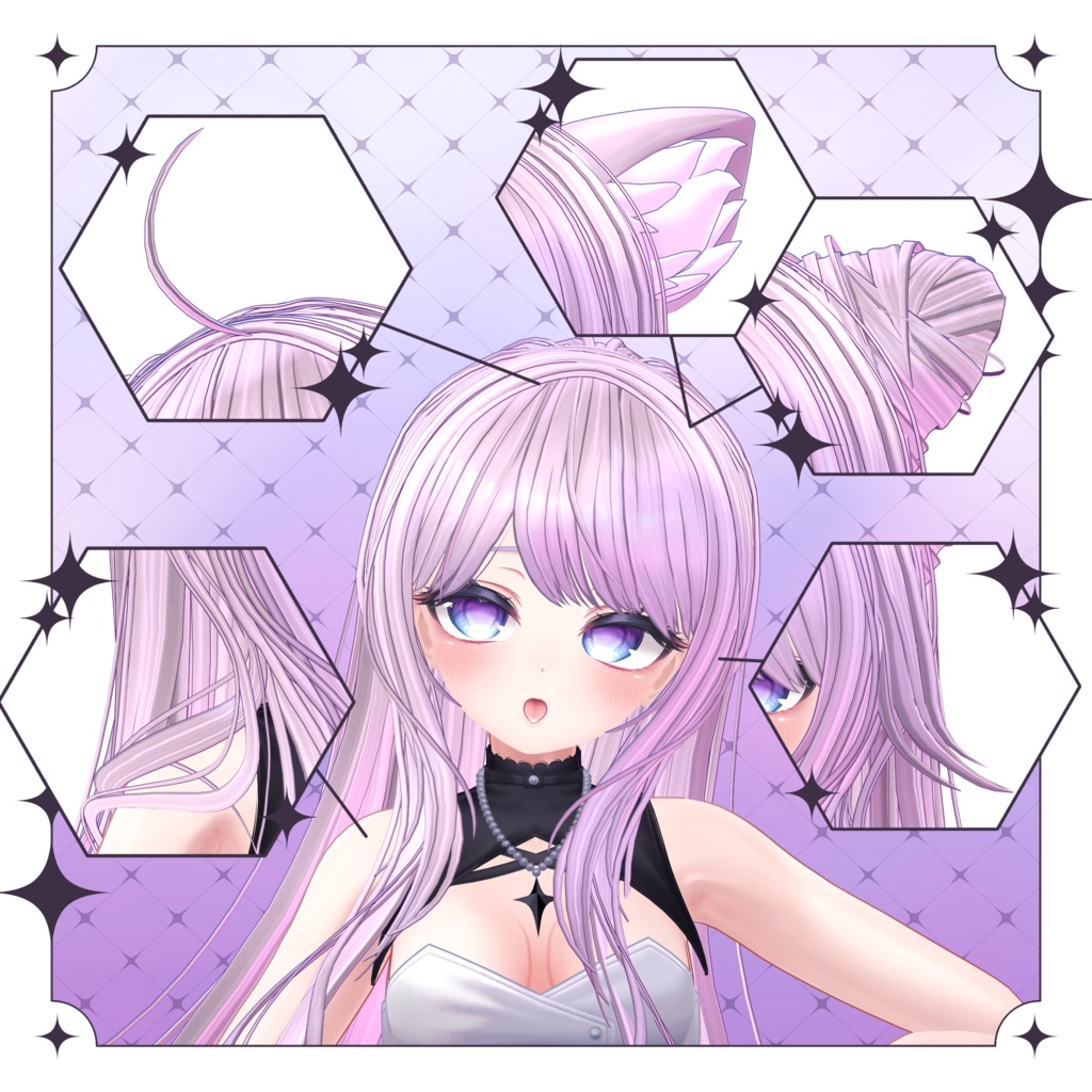 🐱ねこねこへあー🐱 ≪10アバター対応≫