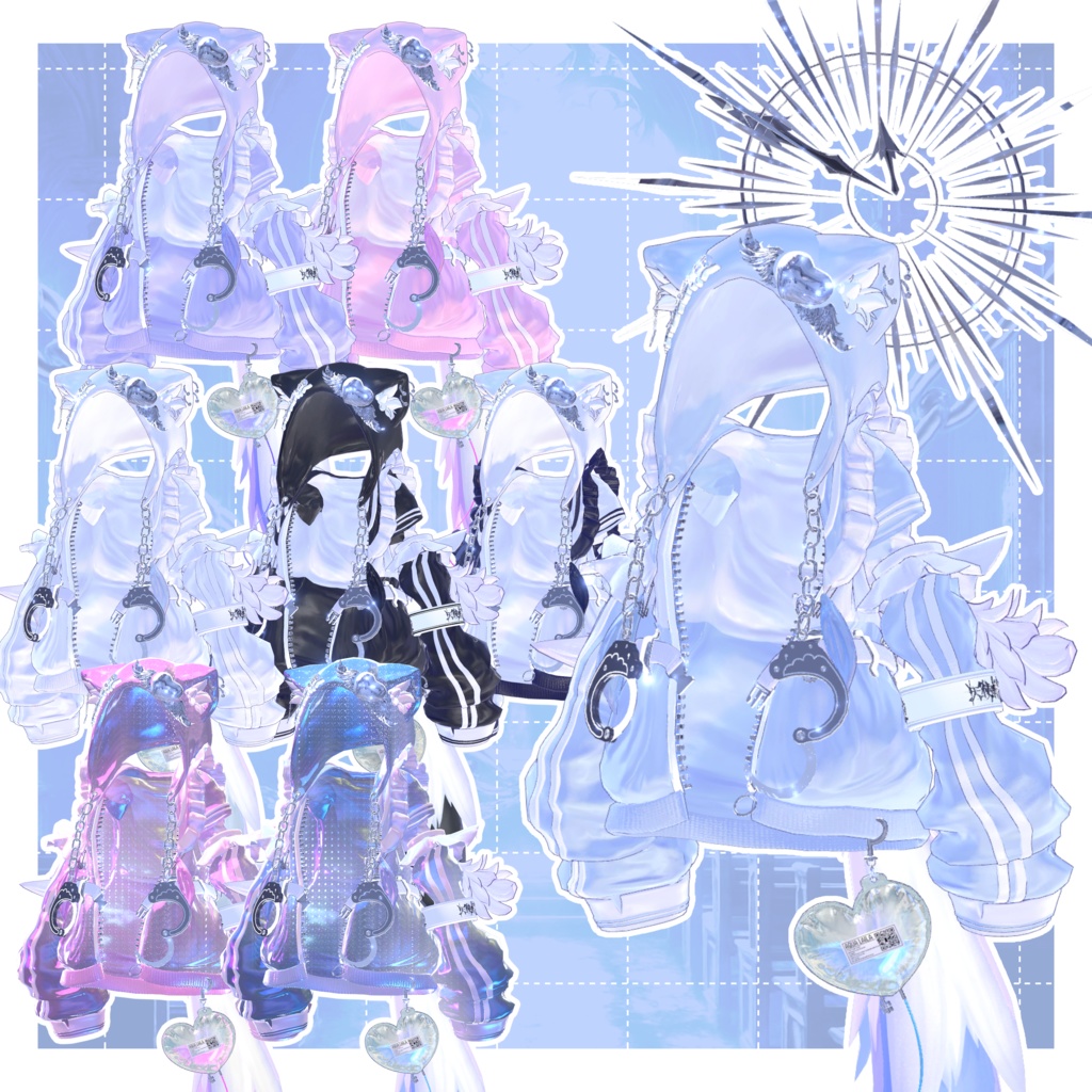 ✦天使執行ぱーかー✦【9アバター対応】