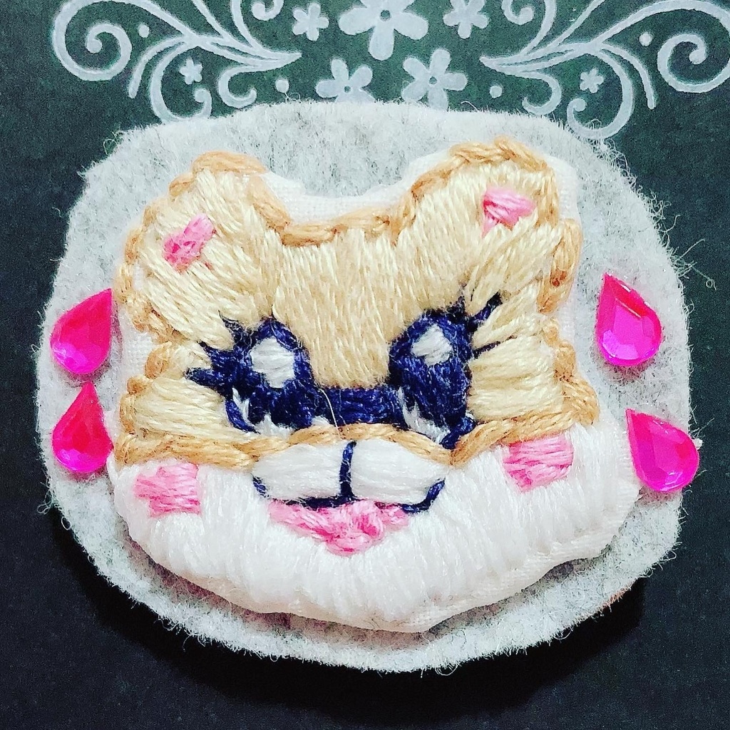 恋するワンちゃん ブローチ