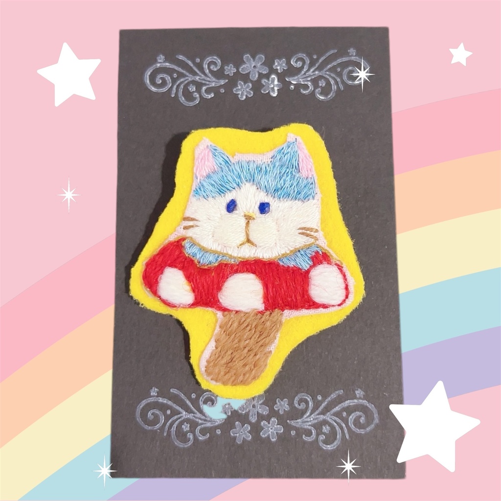 秋の新作★きのこ猫