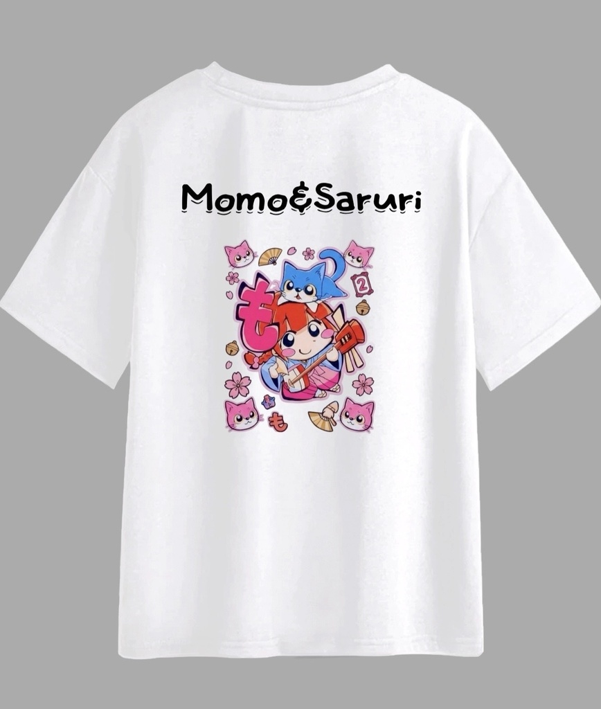 オリジナルTシャツ「もも&さるりー」