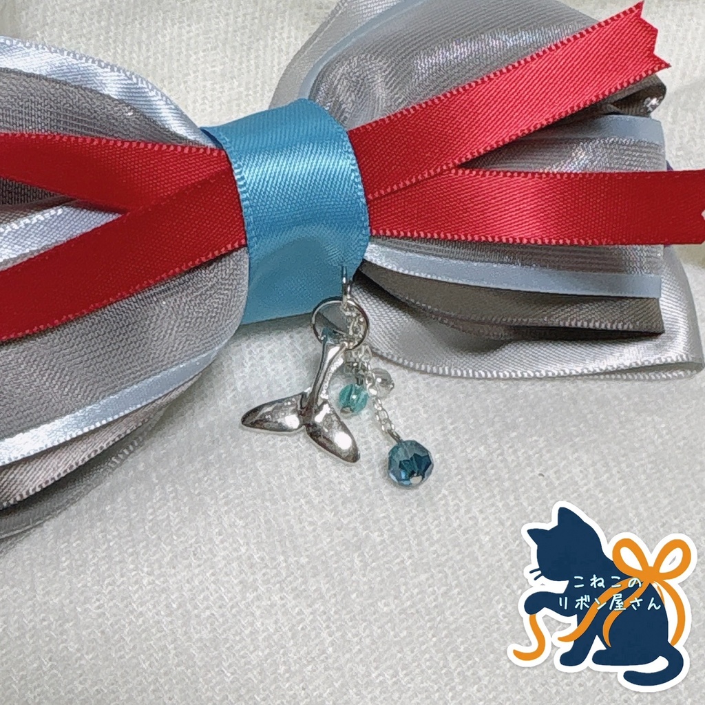 【原神】 タルタリヤ イメージリボン《バッグチャーム/シュシュ選択可》