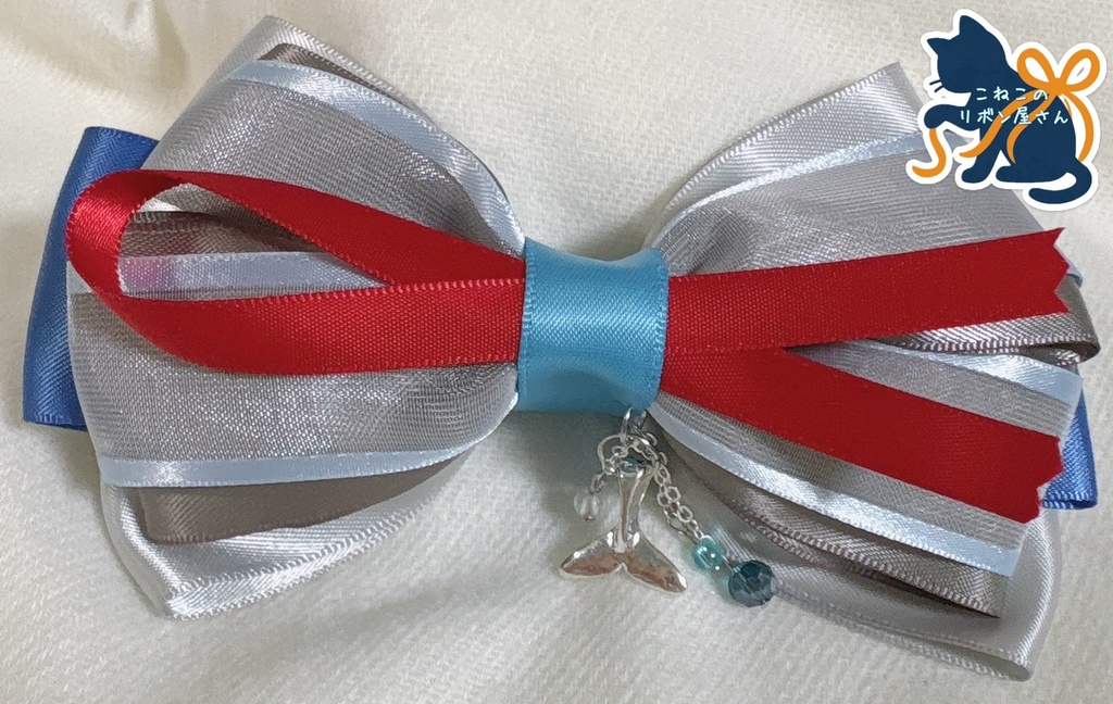 【原神】 タルタリヤ イメージリボン《バッグチャーム/シュシュ選択可》