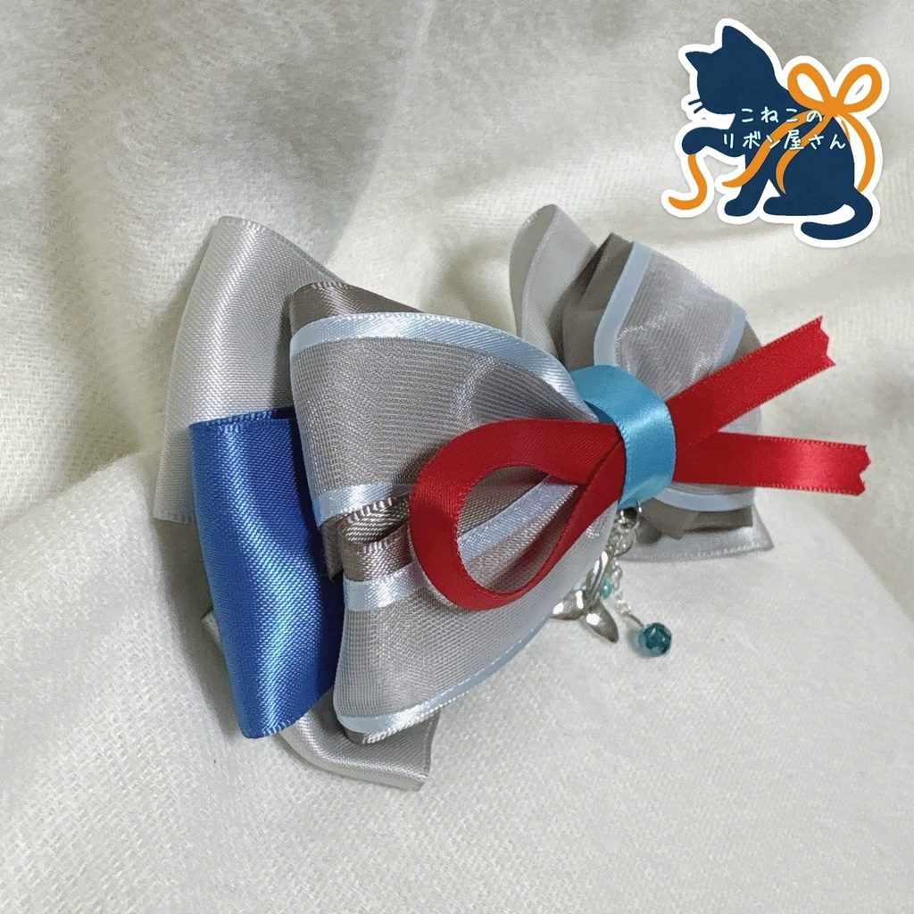 【原神】 タルタリヤ イメージリボン《バッグチャーム/シュシュ選択可》