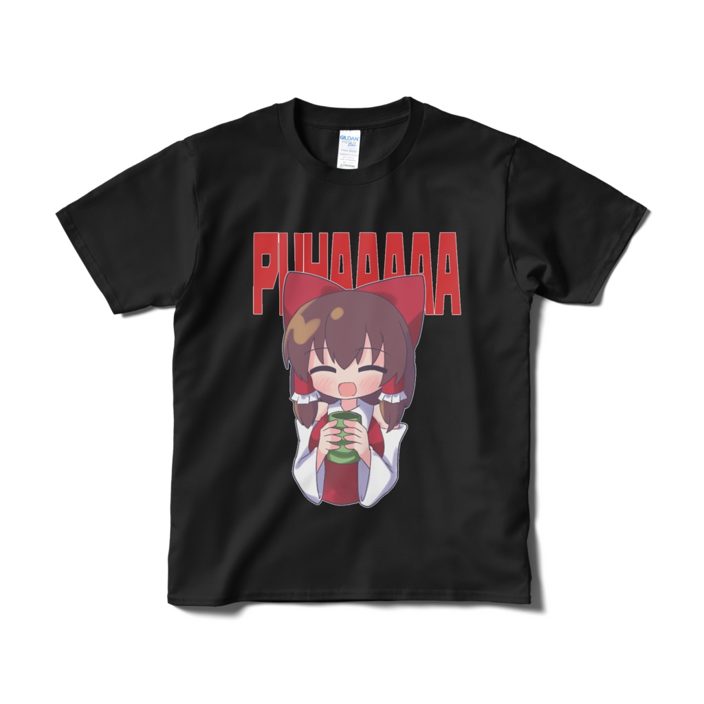 東方Projectの二次創作Tシャツ 博麗霊夢