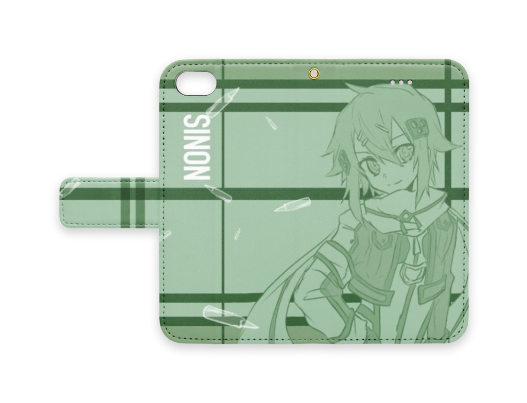 手帳型iPhoneケース GGOシノン