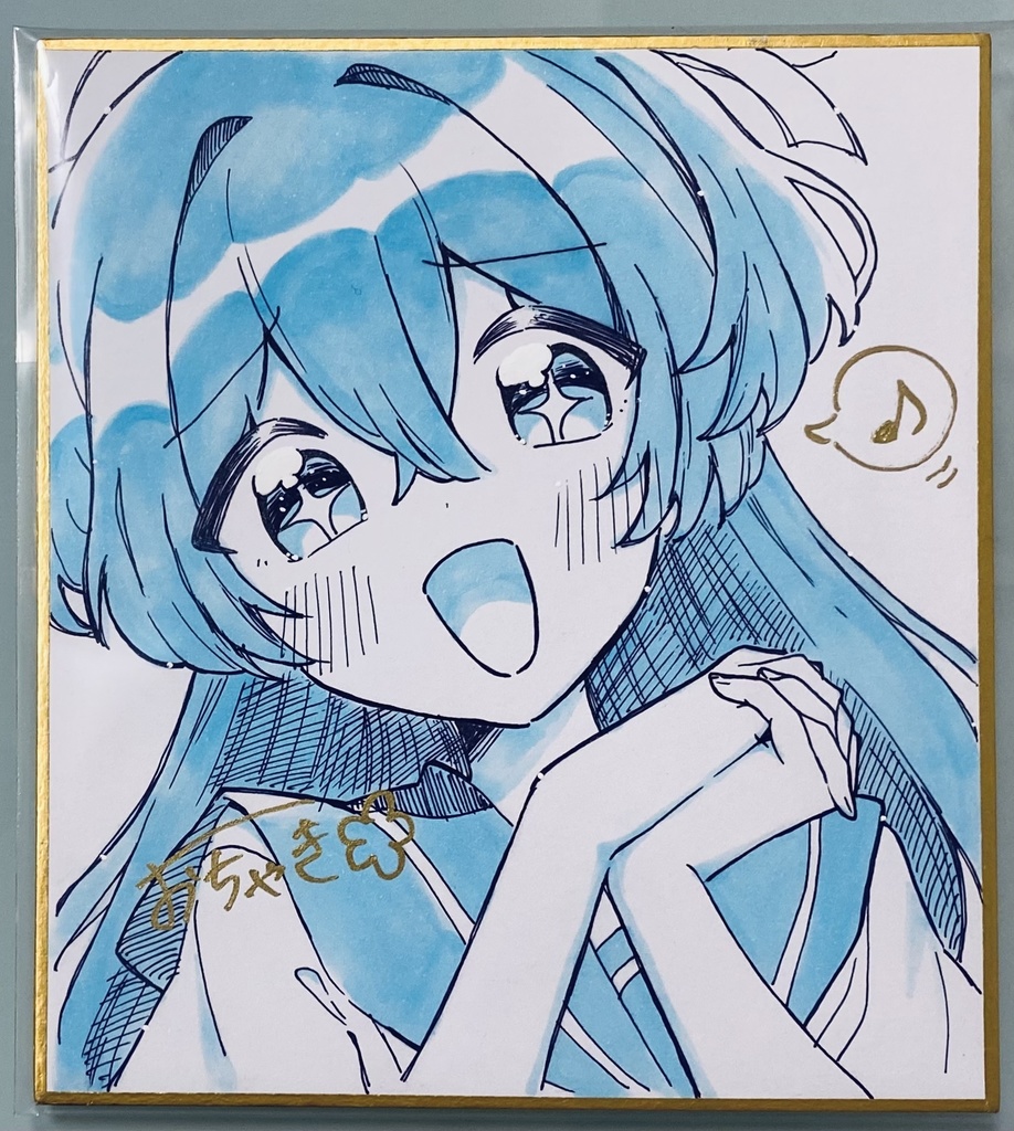 【直筆色紙】持ち込み原稿の子①👑