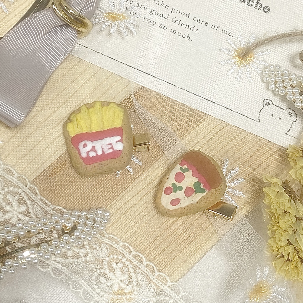 ୨୧- アイシングクッキーヘアクリップ -୨୧