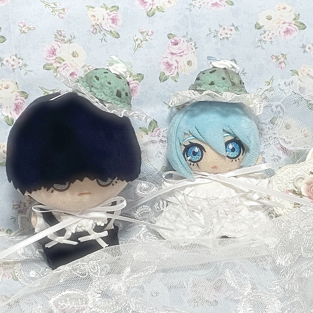 ୨୧- チョコミントアイスヘッドドレス -୨୧