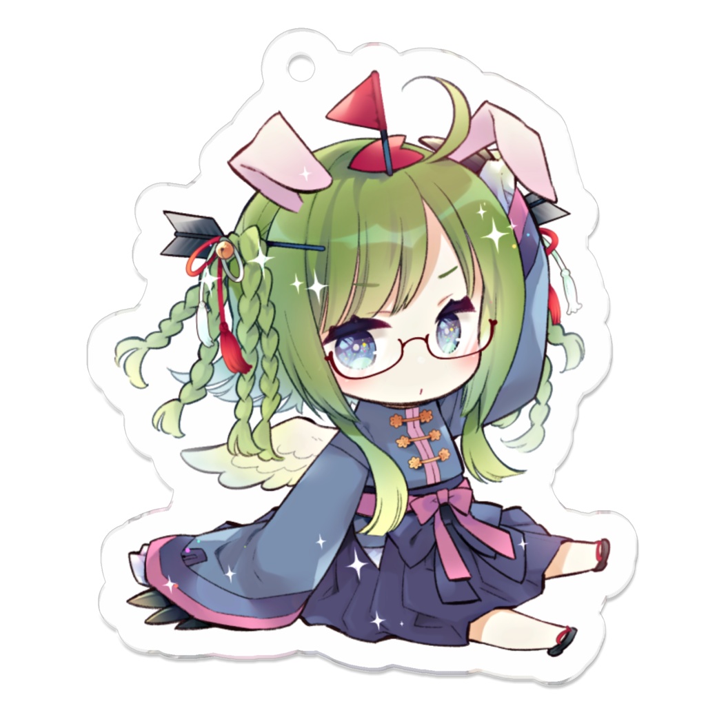 F氏アクリルキーホルダー(コーティング有)