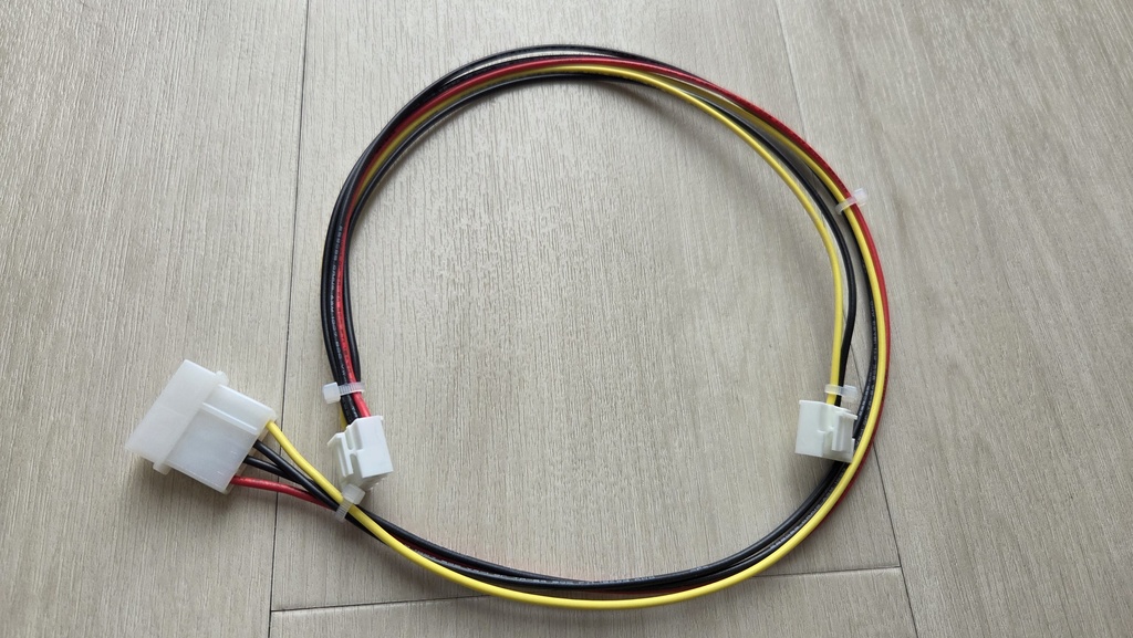 beatmania IIDX用：ペリフェラル - I/O基板+COMP(CONP)基板電源変換ハーネス