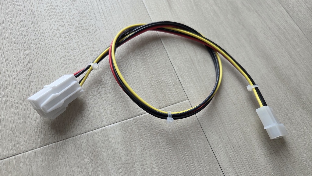 KONAMIアーケード筐体(2020年頃以降)用、5V/12V変換ハーネス