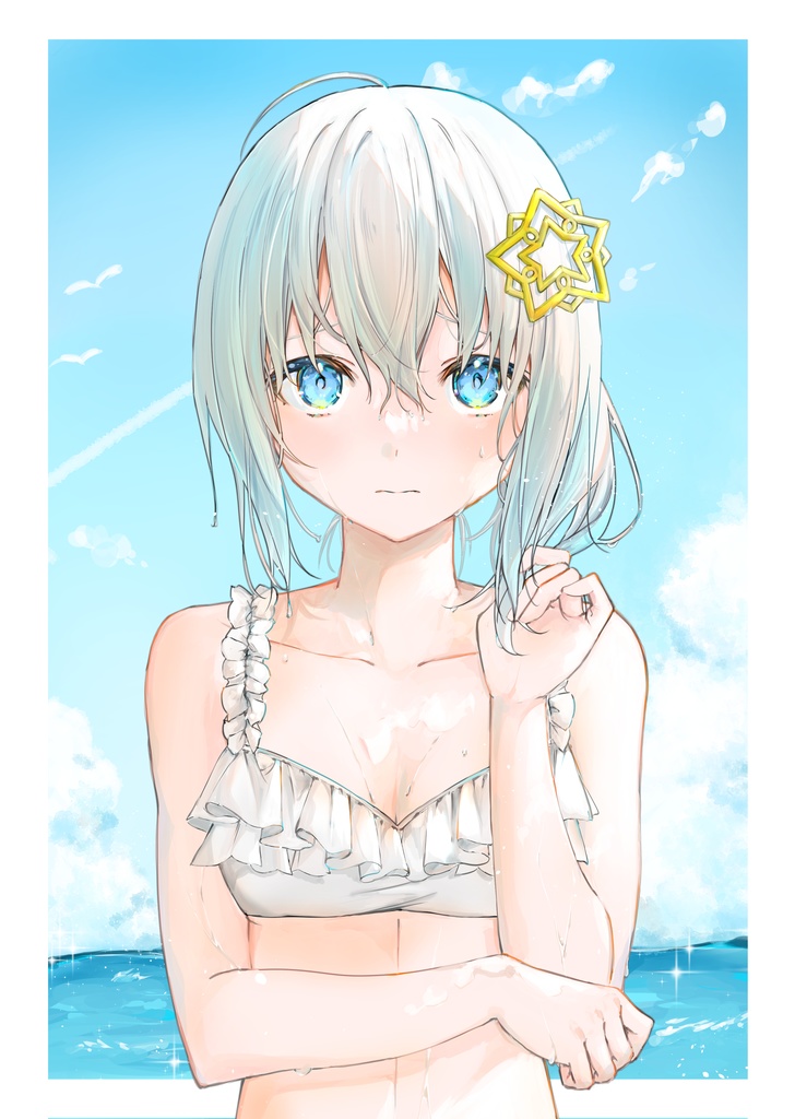 真白ユキ水着お風呂ポスター