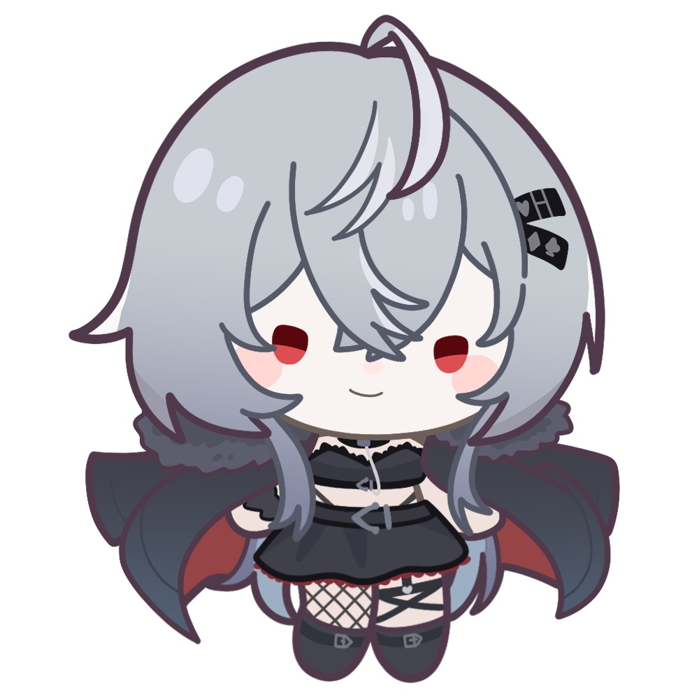 12♡ハウラ・ヘルベル アクリルスタンド(#真白ユキVtuberバレンタイントランプ)